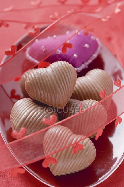 Chocolates para San Valentín - foto de stock