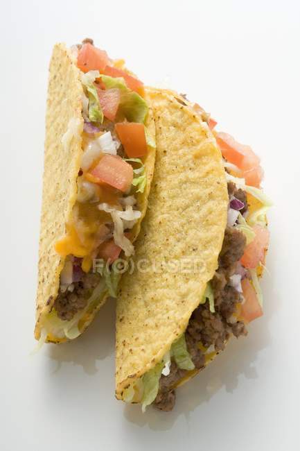 Due tacos tritati — Foto stock