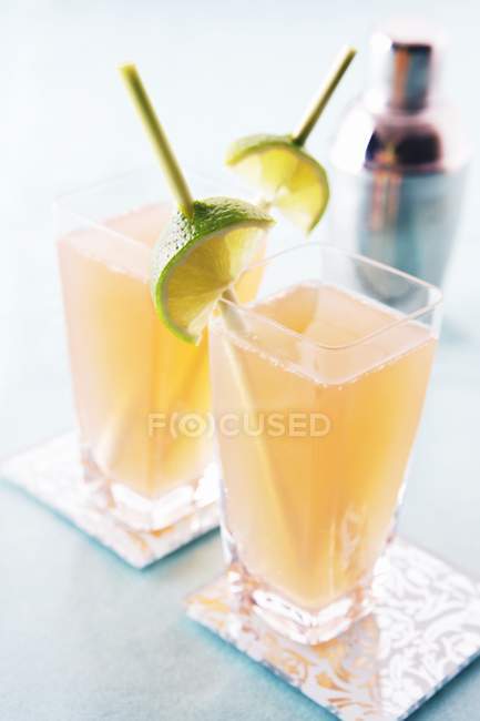 Singapore Sling cocktails — Stock Photo