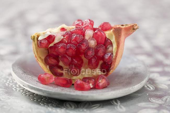 Fresh Wedge of pomegranate — Stock Photo