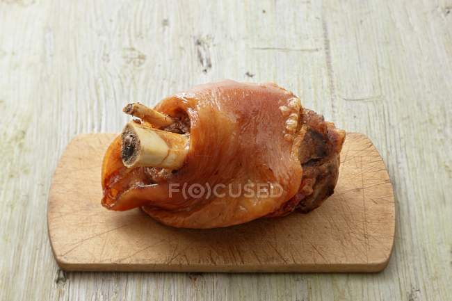 Roasted pork knuckle — Stock Photo