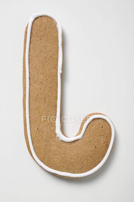 Gingerbread candy cane — Stock Photo