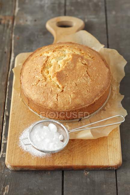 Gâteau au citron entier — Photo de stock