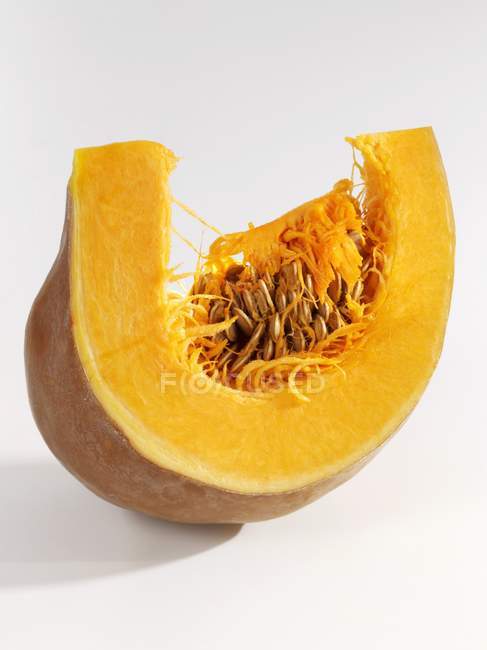 Slice of fresh pumpkin — Stock Photo
