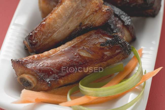 Côtes de porc frites croustillantes — Photo de stock