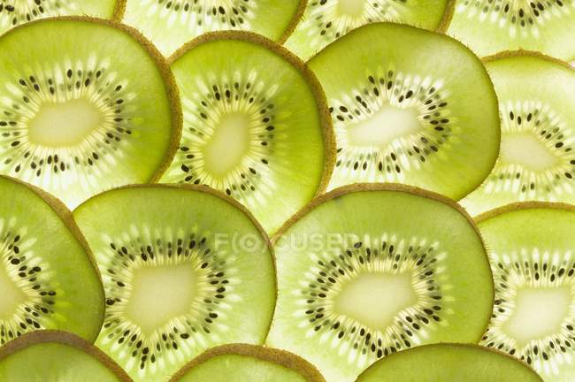 Kiwi fruit slices — Stock Photo