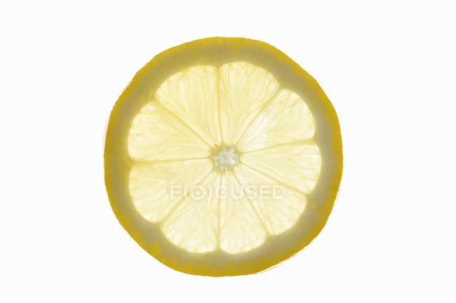 Frische Scheibe Zitrone — Stockfoto