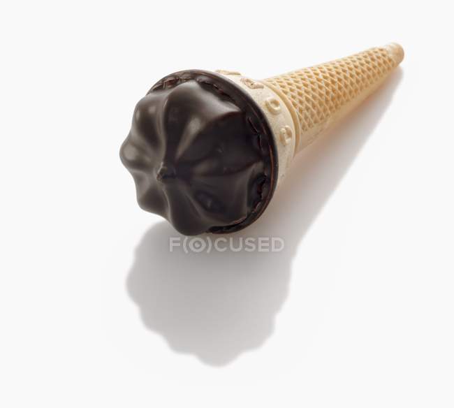Chocolate marshmallow cone — Stock Photo