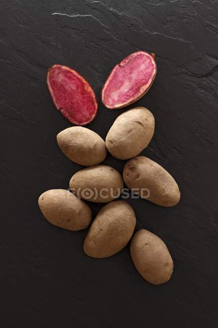 Highland Burgundy Batatas vermelhas — Fotografia de Stock