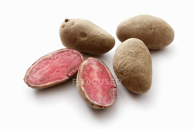 Highland Burgundy Red potatoes — organic, organic food - Stock Photo | #151410172