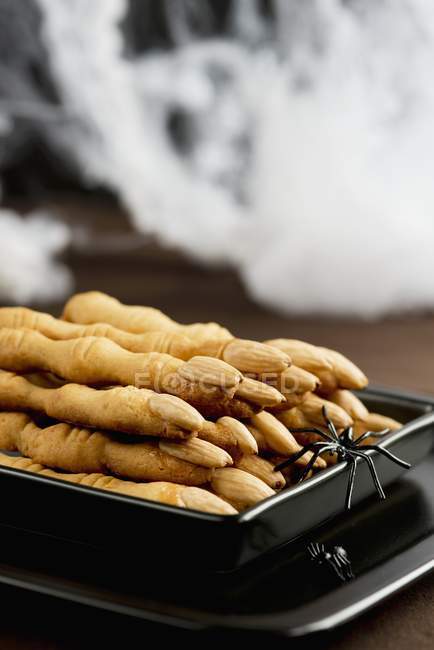 Gruesome almond fingers — Stock Photo