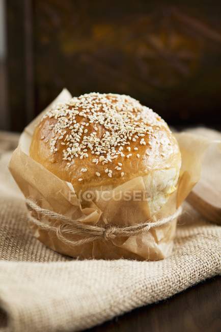 Sesame seed roll — Stock Photo