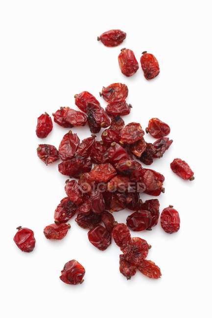 Heap of dried barberries — Stock Photo