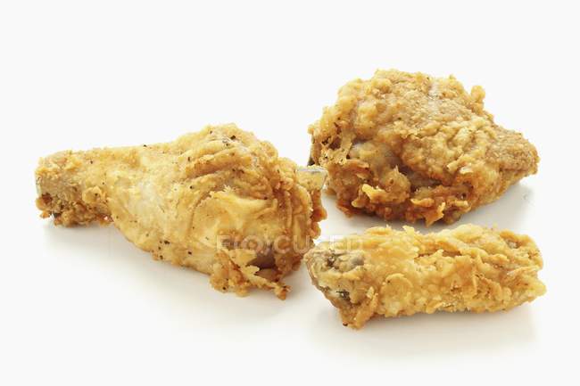 Deep-fried chicken pieces — Stock Photo
