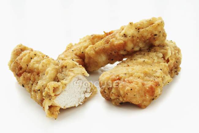 Pezzi di pollo fritti — Foto stock