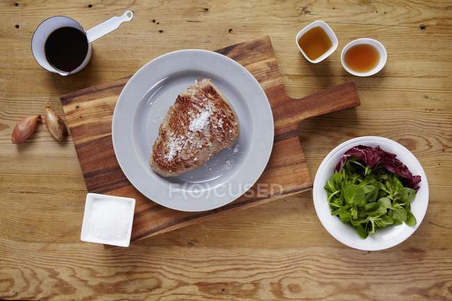 Carne de bovino assada cozida — Fotografia de Stock