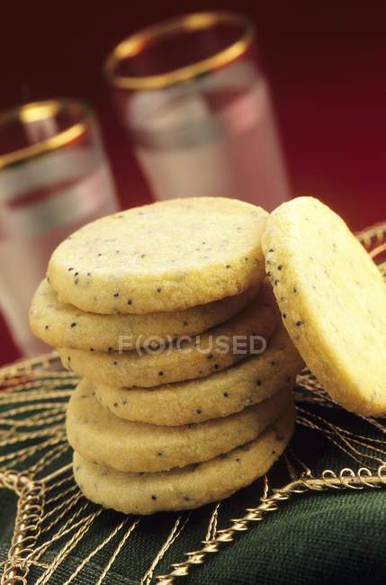 Печенье с маком — стоковое фото