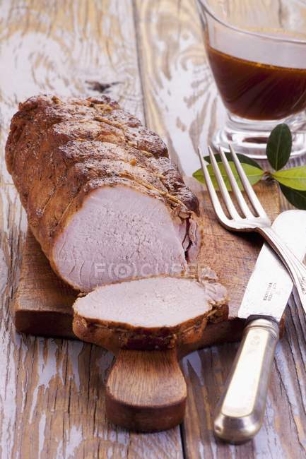 Lomo de cerdo asado - foto de stock