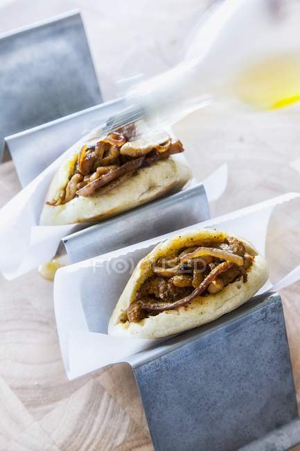 Pollo shawarma in pita — Foto stock
