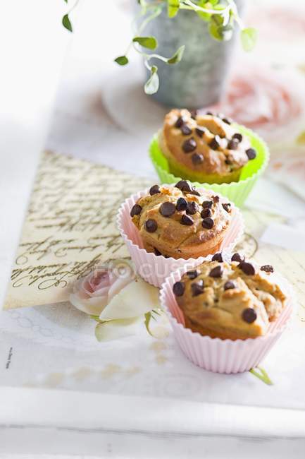 Muffins de manteiga de amendoim — Fotografia de Stock