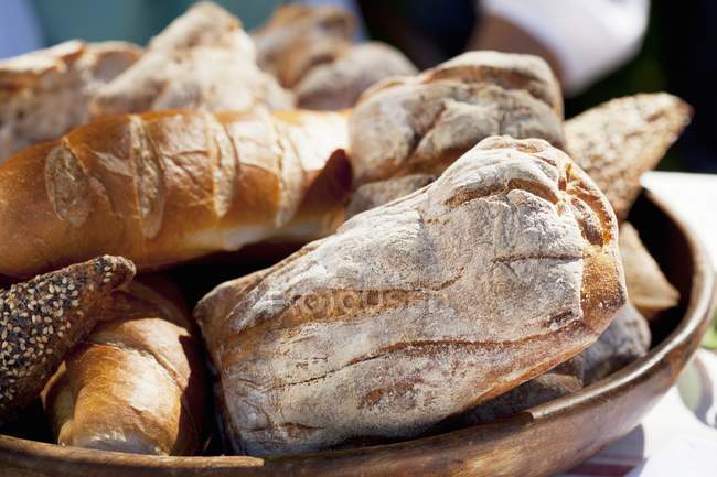 Different bread loaves — Stock Photo