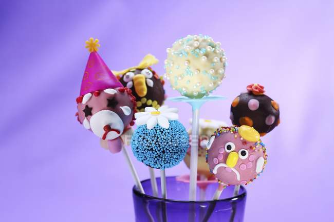 Assorted cake pops — Stock Photo