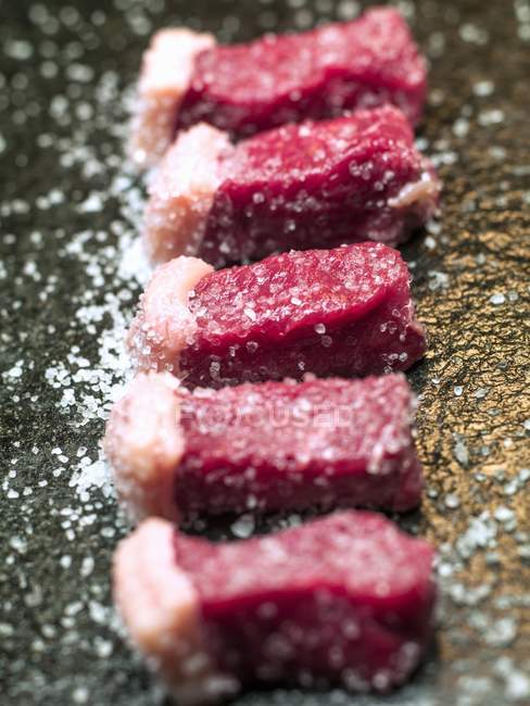Picanha steak sliced — Stock Photo