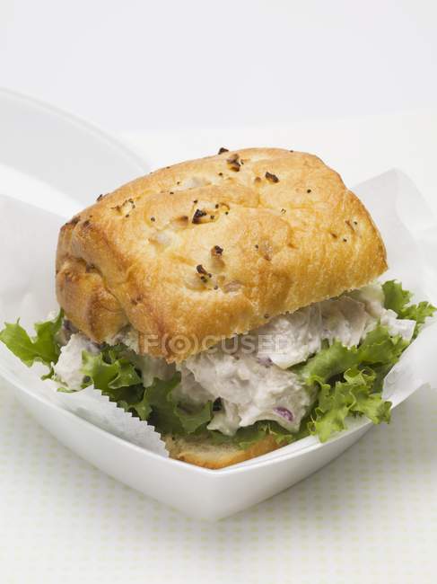 Insalata di pollo Sandwich — Foto stock