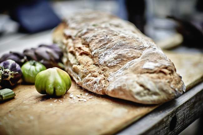 Сільський хліб — стокове фото
