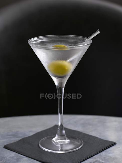 Cóctel Martini clásico - foto de stock