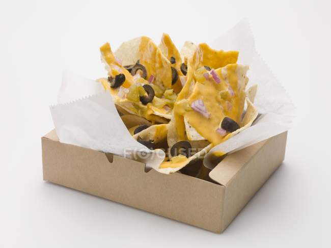 Tortilla Chips con queso - foto de stock