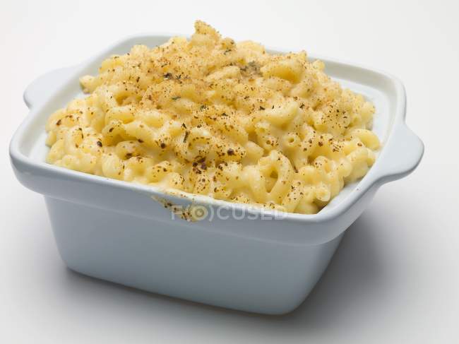 Macaronis et fromage frais — Photo de stock