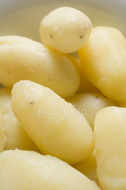 Peeled boiled potatoes — Stock Photo