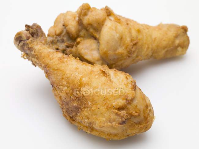 Breaded chicken drumsticks — Stock Photo