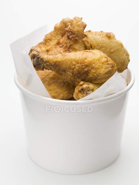 Pezzi di pollo impanati — Foto stock