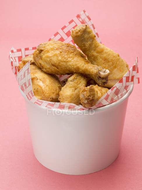 Breaded chicken pieces — Stock Photo