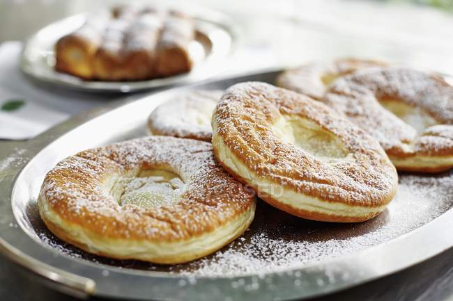 Bavarian-style doughnuts — Stock Photo