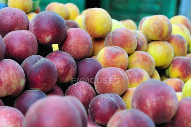 Fresh ripe peaches — Stock Photo