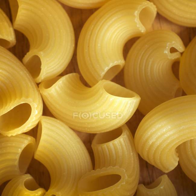 Raw elbow pasta — Stock Photo