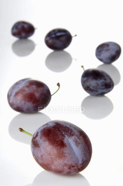 Prugne mature fresche — Foto stock