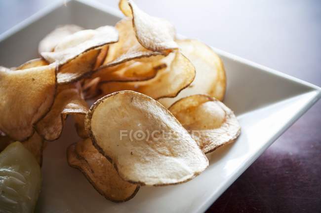 Montão de batatas fritas — Fotografia de Stock