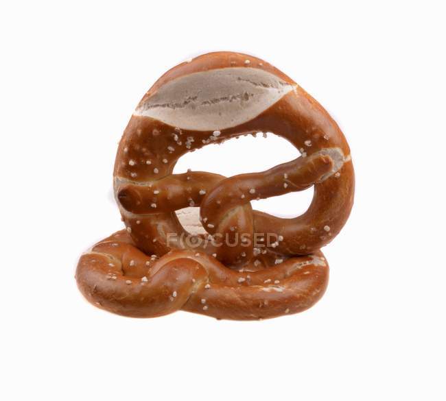 Soft pretzels with salt — Stock Photo