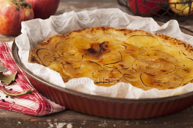 Homemade Apple tart — Stock Photo