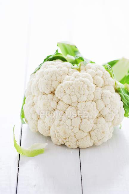Fresh white Cauliflowers — Stock Photo