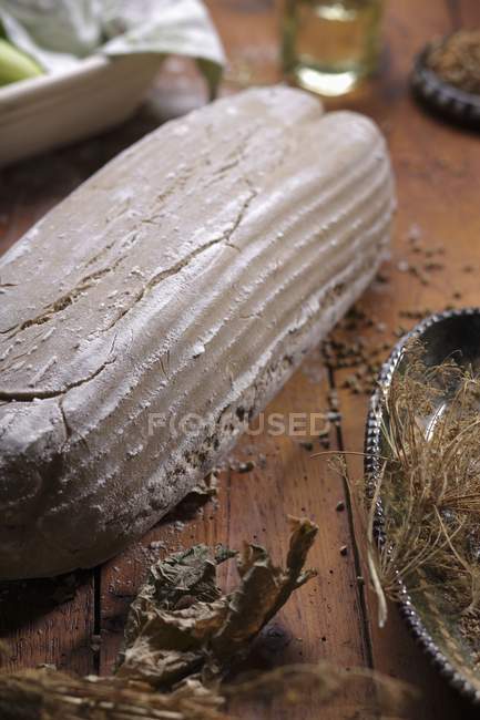 Сільський закваска хліба — стокове фото