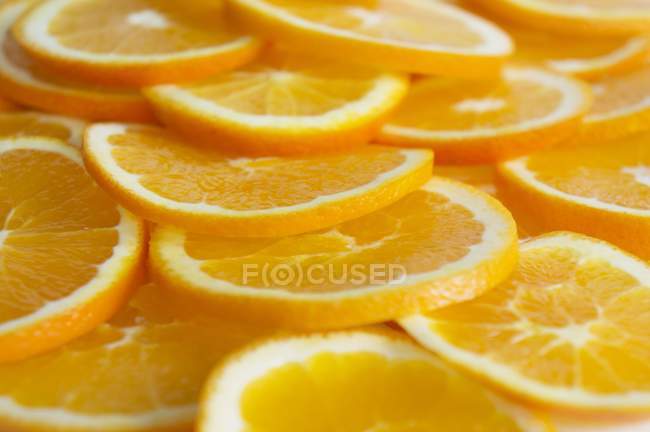 Tranches d'orange mûres — Photo de stock