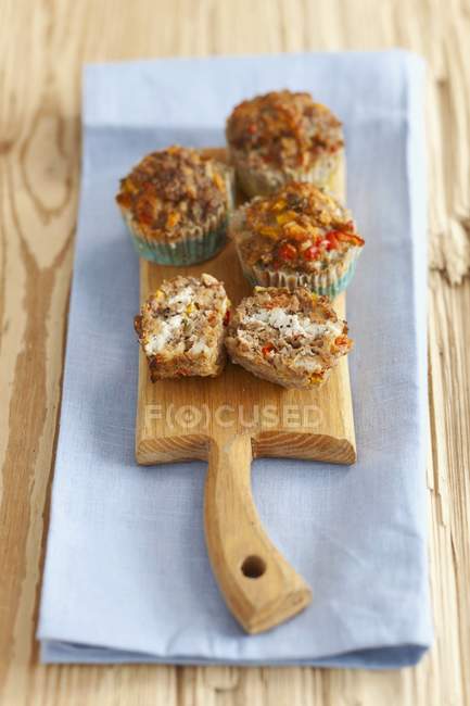 Minced meat muffins — Stock Photo