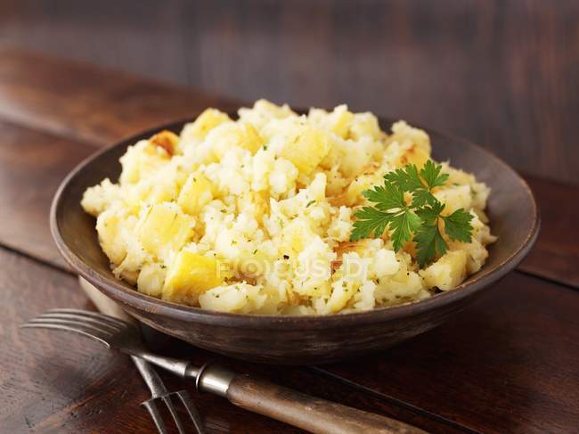 Mashed potatoes with parsnips — Stock Photo
