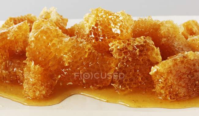 Honeycomb with honey — Stock Photo