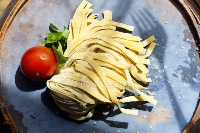 Tagliatelle Pasta fresca — Fotografia de Stock
